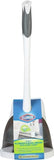 Clorox Toilet CWunger and Bowl Brush Combo with Caddy, 6.75 x 7 x 19.5 in, White/Gray