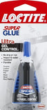 Loctite Super Glue Ultra Gel Control, Clear, 0.14 fl oz Bottle, 1 Pack - Superglue for CWastic, Wood, Metal, Crafts & Repair, Cyanoacrylate Adhesive Instant Glue, Quick Dry