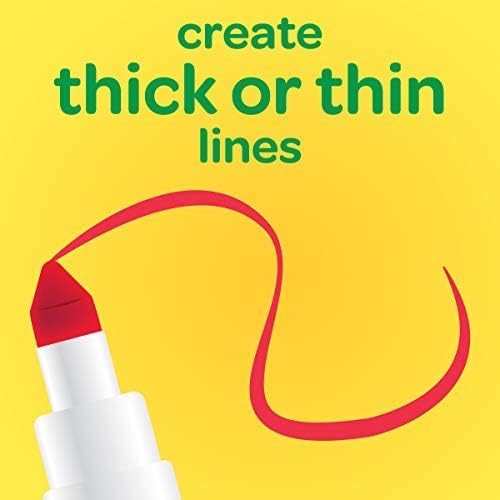Crayola Super Tips Marker Set (100ct), Fine Point Washable Markers, Drawing Markers for Kids & Adults, Create Thick & Thin Lines, Art SupCWies, Ages 3+