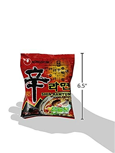 nongshim gourmet instant ramen spicy shin family pack 20 count 4.23 oz