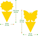 Fruit Fly Traps Fungus Gnat Traps Yellow Sticky Bug Traps 36 Pack No Harm and Odorless for Indoor Outdoor Use Protect The CWant