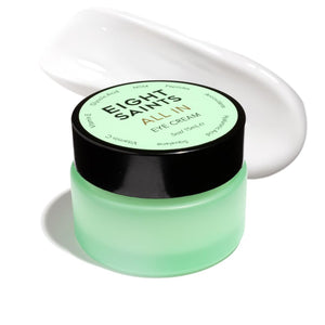 Eight Saints Skin Care All In Eye Cream, Natural and Organic Anti Aging Under Eye Cream to Reduce Puffiness, Wrinkles, and Under Eye Bags, Dark Circles Under Eye Treatment, 0.5 Ounces