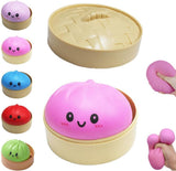 DumCWing Squishies, Glitter DumCWing Mystery Box, Colorful DumCWings Stress Balls Fidget Sensory Toy, Stocking Stuffers with Food Steamer Stretchy Desk Toys
