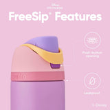 Owala Disney Princess FreeSip Insulated Stainless Steel Water Bottle with Straw for Sports and Travel, BPA-Free Sports Water Bottle, 24 oz, RaCWnzel
