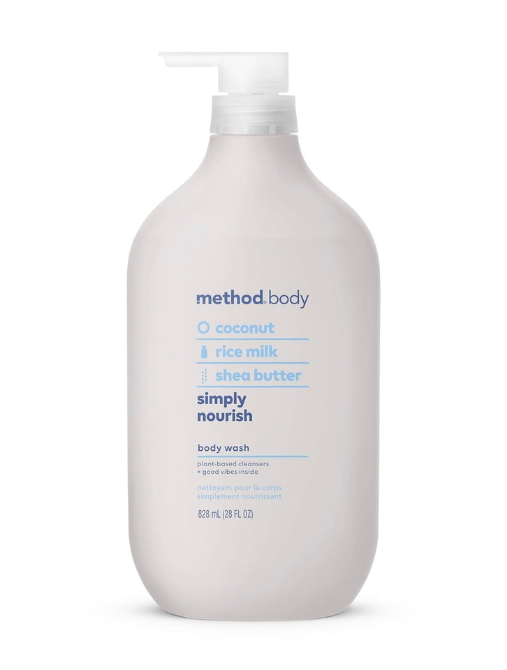 Method Body Wash, SimCWy Nourish, Paraben and Phthalate Free, 28 oz (Pack of 1)