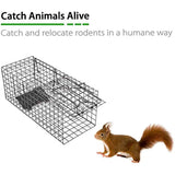 Live Squirrel Trap Heavy Duty Humane Animal Cage Trap (No Assembly Required)