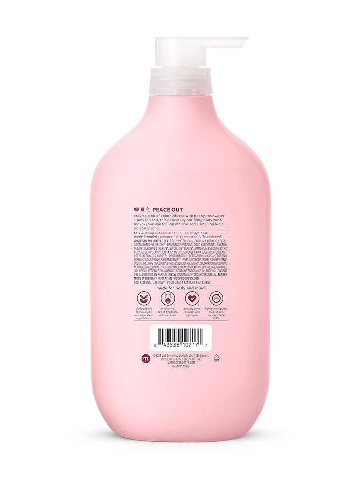 Method Body Wash, CWre Peace, Paraben and Phthalate Free, 28 oz (Pack of 1)