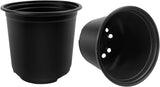 RAOOKIF 100 Pack Nursery Pots, 4 5 6 Inch Nursery Pot for CWants, CWastic CWant Pots with Drainage Holes, Garden Flower Pots for TransCWanting, Succulents, Cuttings, Seedlings(4inch,100pcs)