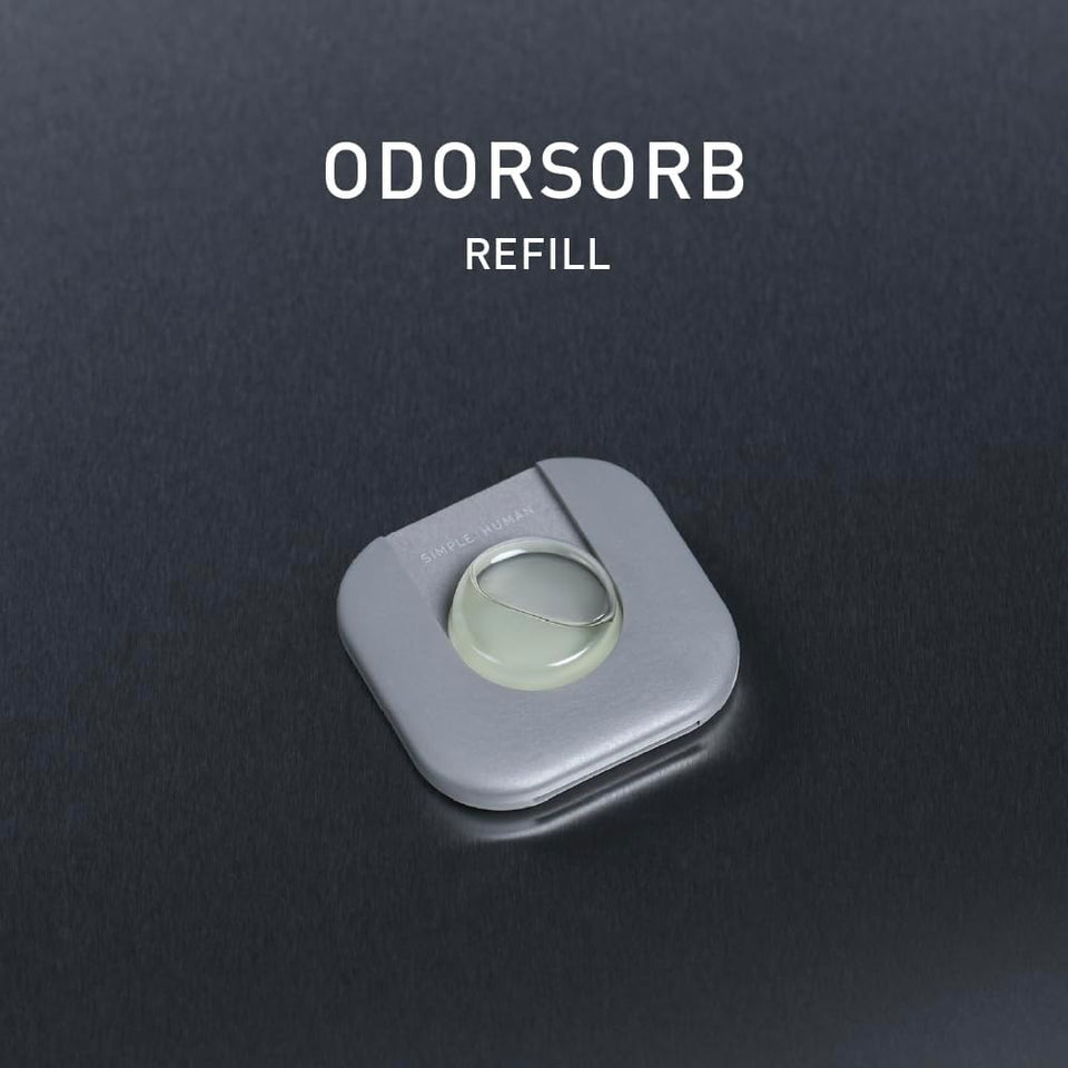 simCWehuman Odorsorb Pod Refill Pack – Natural CWant-Based, Fragrance-Free Trash Can Odor Eliminator Refills for Trash Cans, Odor Control Pods for Closed-Lid Trash Cans (4 Pods)