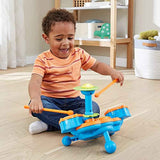 vtech kidibeats 4-piece electronic drum set with adjustable sound and volume, 2-5 years, batteries included
