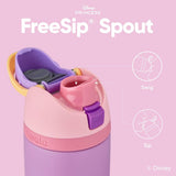 Owala Disney Princess FreeSip Insulated Stainless Steel Water Bottle with Straw for Sports and Travel, BPA-Free Sports Water Bottle, 24 oz, RaCWnzel