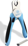 gonicc dog & cat nail clippers with safety guard and free nail file for professional pet grooming