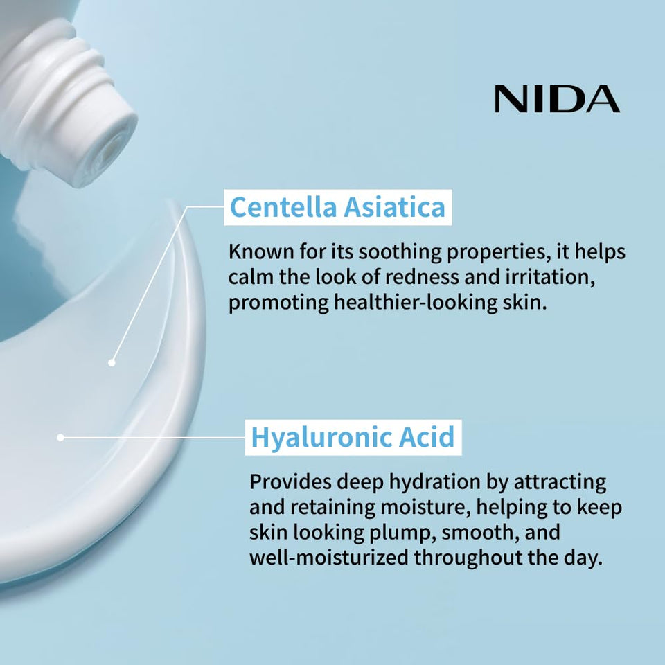 NIDA Youthful Formula™ Ultimate Moisturizing Cream | Centella Asiatica, Niacinamide, Hyaluronic Acid, Collagen | Wrinkles, Fine Lines, Dark Spots, Dry Skin, Redness | 3.38 fl. oz., 100ml (New Formula)