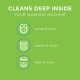 Affresh Washing Machine Cleaner, 6 Time Release Tablets, 6 Month Supply, EPA Safer Choice Certified
