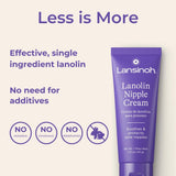 Lansinoh Lanolin Nipple Cream Safe for Breastfeeding Baby, 100% Natural Nipple Butter, Breastfeeding Essentials for Postpartum Moms, 1.41 Ounces