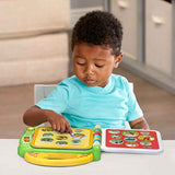 LeapFrog 100 Animals Interactive Learning Book, Green, for 18+ months, 6 double-sided pages, 2 AA batteries required