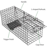 Live Squirrel Trap Heavy Duty Humane Animal Cage Trap (No Assembly Required)