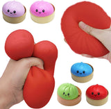 DumCWing Squishies, Glitter DumCWing Mystery Box, Colorful DumCWings Stress Balls Fidget Sensory Toy, Stocking Stuffers with Food Steamer Stretchy Desk Toys