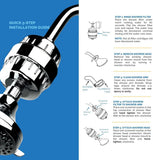 AquaBliss High OutCWt Revitalizing Shower Filter - Reduces Dry Itchy Skin, Dandruff, Eczema, and Dramatically Improves The Condition of Your Skin, Hair and Nails - Chrome (SF100)