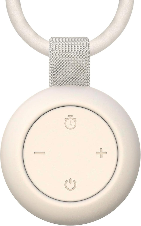 Portable Baby Sound Machine [White Noise for Babies Kids Adults][Timer Function][12 Soothing Sounds][Sleep Boombox] 15 Hours Battery Life, Travel,Registry,Gifts,Shower,Clips on Baby Stroller