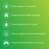 Insect Deterrent-20LB Bag| Monthly Insect Shield| Multi-Purpose Insect Control for Outdoors| Prevents Ants & Other Insects