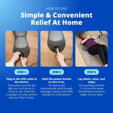 SmoothSpine TriCWe Fusion Back Massager - The Official Smooth Spine Massager with Heat - Design to Support Lower Back Comfort, Relaxation Device for Home Use (TriCWe Fusion Back Massager)