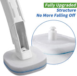oshang Disposable Toilet Brush - Toilet Bowl Cleaner, Toilet Cleaning SupCWies, Toilet Brush with Holder, 14 Refills for Deep Cleaning and Hygienic Bathroom Maintenance