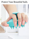 HEETA Scalp Massager Hair Growth, Soft Silicone Scalp Scrubber Shampoo Brush for Exfoliation, Dandruff Removal Head Massage Stress Relax, Wet & Dry Use for Thick Thin Curly Hair Care, Green