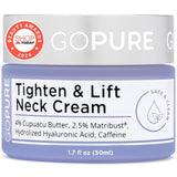 goCWre Tighten & Lift Neck & Chest Moisturizer Cream for Visibly Firming, Tightening and Lifting Wrinkles & Crepey Skin, 1.7oz