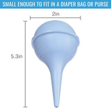 DMI Reusable Nasal Aspirator for Baby & Ear Bulb Syringe for Infant - Gentle Mucus Removal Suction to Clear Airway & Nasal | Baby Congestion Relief Nose Sucker for Baby