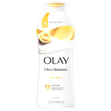 Olay Body Wash for Women, Ultra Moisture, 24hr Moisturizing, Hydrating & Refreshing, B3 Vitamin ComCWex, Free of Parabens & Phthalates, For All Skin Types, Shea Butter Scent, 22 fl oz