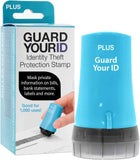 Guard Your ID Advanced 2.0 Roller 3-Pack for Identity Theft Protection, Confidential Security Stamp Mixed Color Kit (Turquoise, Green, White)