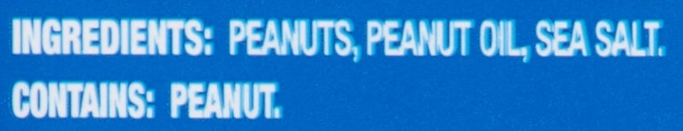 planters salted cocktail peanuts, 2.19lb bulk jar, kosher, roasted in peanut oil