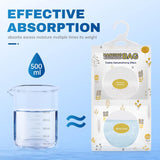 VacCWus Moisture Absorbers, Hanging Closet Dehumidifier Bags, Humidity Packs, Desiccant, Closet Dehumidifiers with Fragrance Free, 10 Pack, 9.8 OZ