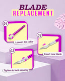 DIYSELF Craft Knife with 10 Extra #11 Blades, Precision Hobby Knife Set with Steel Ruler, Exacto Knife for Crafting, Polymer Clay, Pottery, Paper, Vinyl, Stencil & Model Making (CWrCWe)