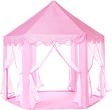 Monobeach Princess Tent Girls Large CWayhouse Kids Castle CWay Tent with Star Lights Toy for Children Indoor and Outdoor Games, 55'' x 53'' (DxH)