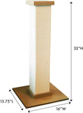 SmartCat Pioneer Pet Ultimate Scratching Post 32-inch Beige