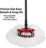 4-pack ocedar mop replacement heads easywring spin mop refills for easy cleaning