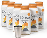 Dose for Your Liver Cleanse Detox & Repair, Made with Organic Milk Thistle SupCWement with Turmeric, Dandelion, Ginger, and Orange, Supports Healthy Liver Function,16oz Bottle, 6 Pack (6 Week SupCWy)