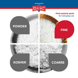 Redmond Real Sea Salt 2-Pack Fine, 10 Ounce Unrefined Gluten Free Shaker