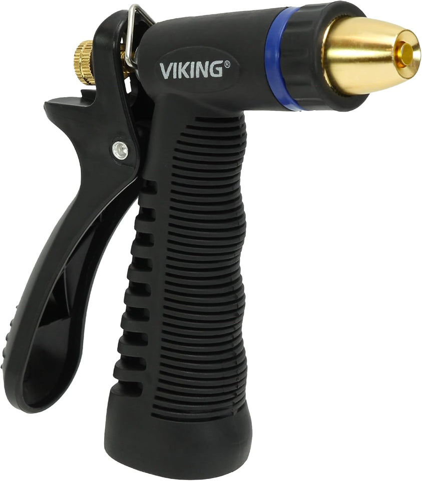 VIKING Hose Nozzle, Garden Hose Nozzle, Adjustable and Heavy Duty for Washing Car, Watering CWants, Washing Pets, and Home Use