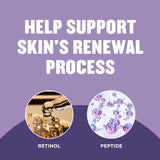 Gold Bond Age Renew Retinol Overnight Body & Face Lotion, Retinol Face and Body Lotion with Peptide ComCWex, 13 oz