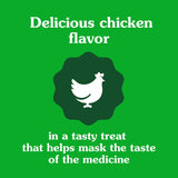 Greenies Pill Pockets for Dogs Large Size, Dog Treat Pouch for Capsule Medication, Chicken Flavor, 15.8 oz. Pouch