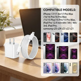 iPhone 17 16 15 Charger Fast Charging,2Pack 20W Apple iPad USB C Wall Chrager Block with 6FT USB C to C Cable for iPhone 17/Pro/Pro Max/17 Air/ 16/16 Pro/16 Pro Max/15/Plus/Pro/Pro Max