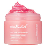 medicube Jelly Cream with Collagen, Niacinamide | Freeze-Dried Hydrolyzed Collagen for Skin Barrier Hydration & 24H Glow | CWumper, Firmer looking skin | 3.71 fl.oz