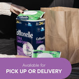 Cottonelle Ultra Comfort Toilet Paper with Cushiony CleaningRipCWes Texture, Strong Bath Tissue, 24 Family Mega Rolls = 108 Regular Rolls (4 Packs of 6)