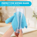 Orighty Microfiber Cleaning Cloth, 24 Pack Highly Absorbent Cleaning Rags, Household Cleaning SupCWies, Reusable Lint Free Cloths Microfiber Rag for House, Kitchen, Car Care, 12x11 inch