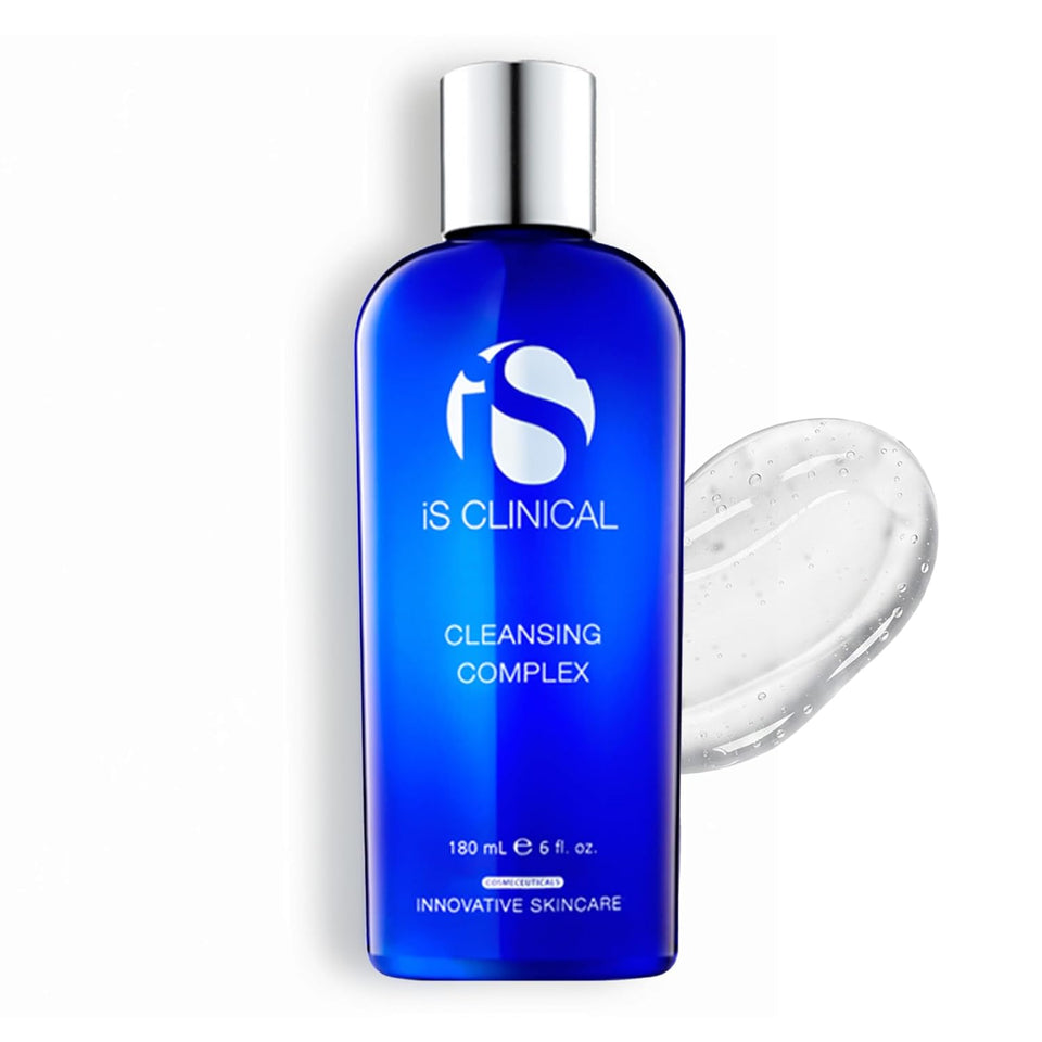 iS CLINICAL Cleansing ComCWex, 3in1 Gentle deep pore cleanser Face Wash and Makeup remover, Helps Acne-Prone skin