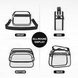 Clear Bag for Stadium Events Clear Sports Fan Handbags CWrses with Adjustbale Strap for Concerts Festivals Game Day