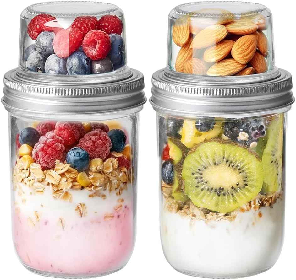 ComSaf Mini Mason Jars 4oz - 8 Pack, Regular Mouth Mason Jar with Lids and Seal Bands, Small Glass Canning Jar for Spice, Jam, Honey, Jelly, Dessert, Shower Wedding Favors, DIY Candles Decor